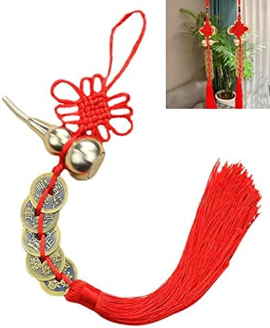Piegricdiat 十字金刚杵钥匙扣挂件 Feng Shui Gourd Keychain with